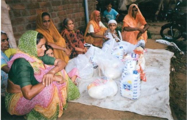 Relief to widows and poor